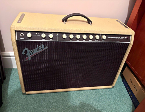 Fender super sonic 60w 2x12 - super-sonic, 60